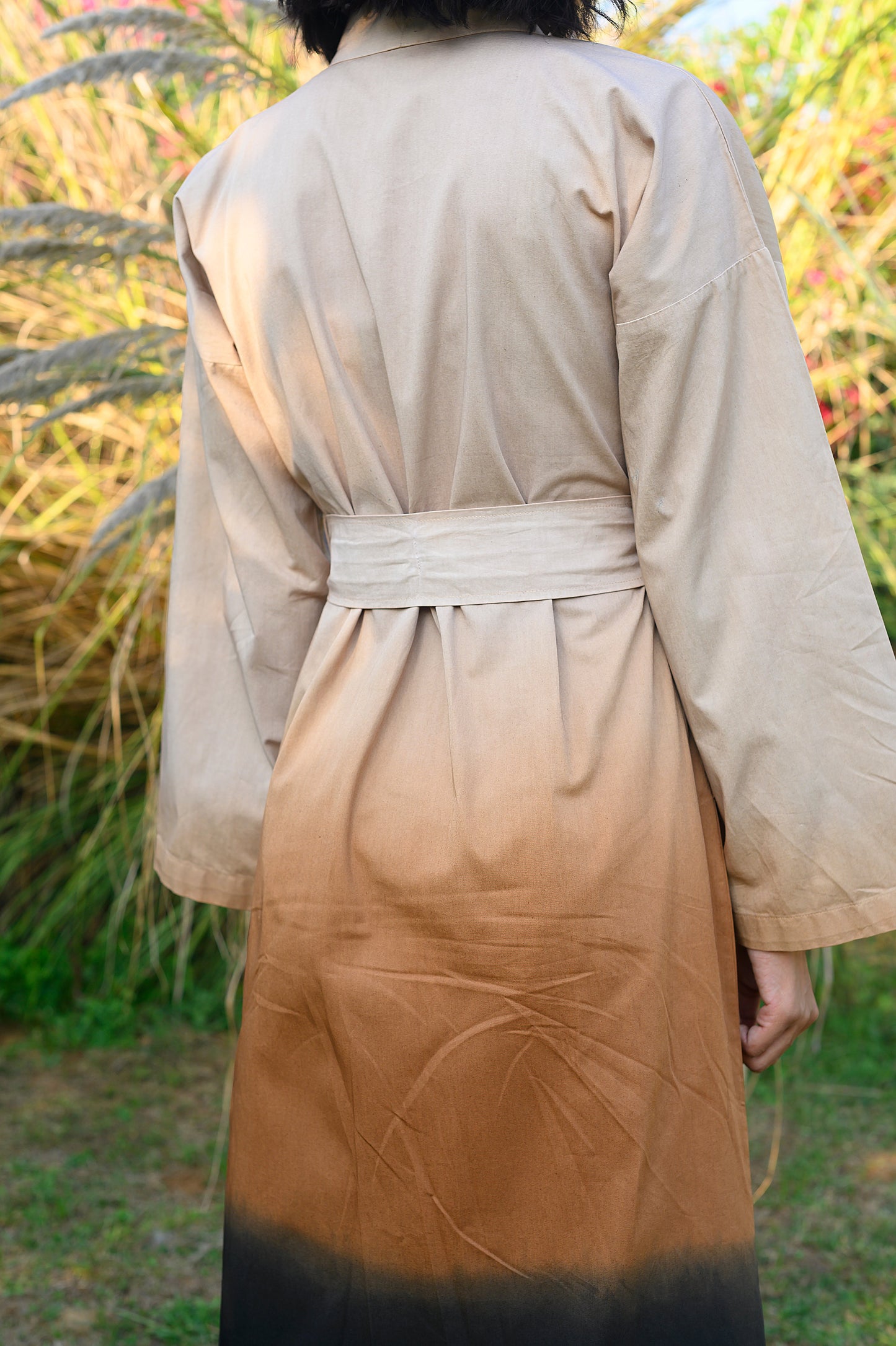 Izumi Kimono Sleeved Dress