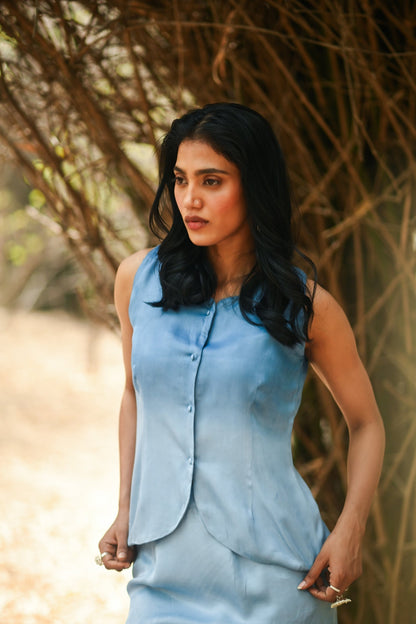 Inika Blue Ombre Co-ord Set