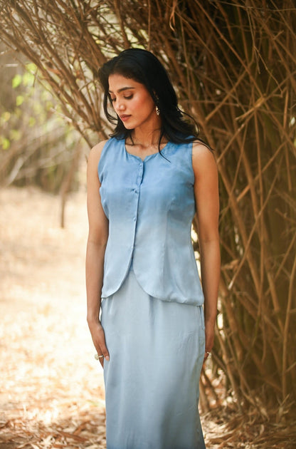 Inika Blue Ombre Co-ord Set