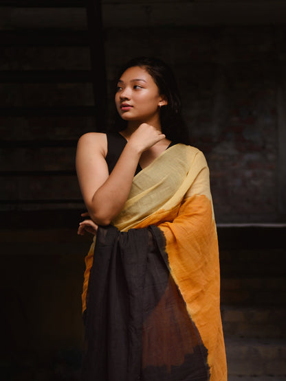 Black Tie & Dye Saree