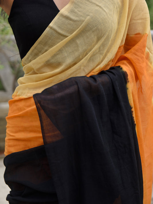 Black Tie & Dye Saree