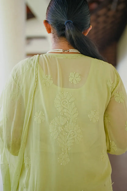 Chikankari Palazzo Set