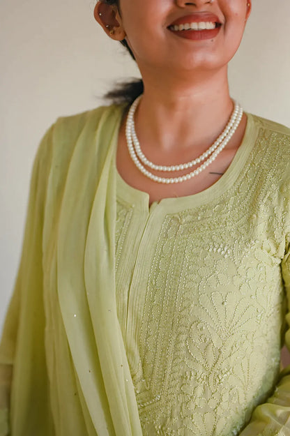 Chikankari Palazzo Set