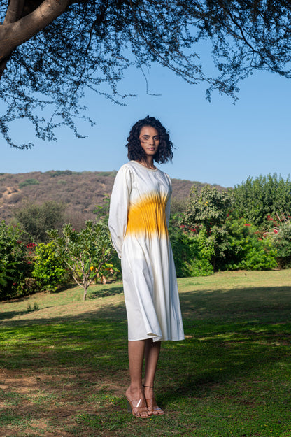 Avaani A-line Twill Dress