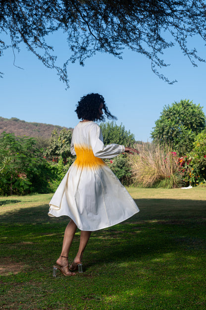 Avaani A-line Twill Dress