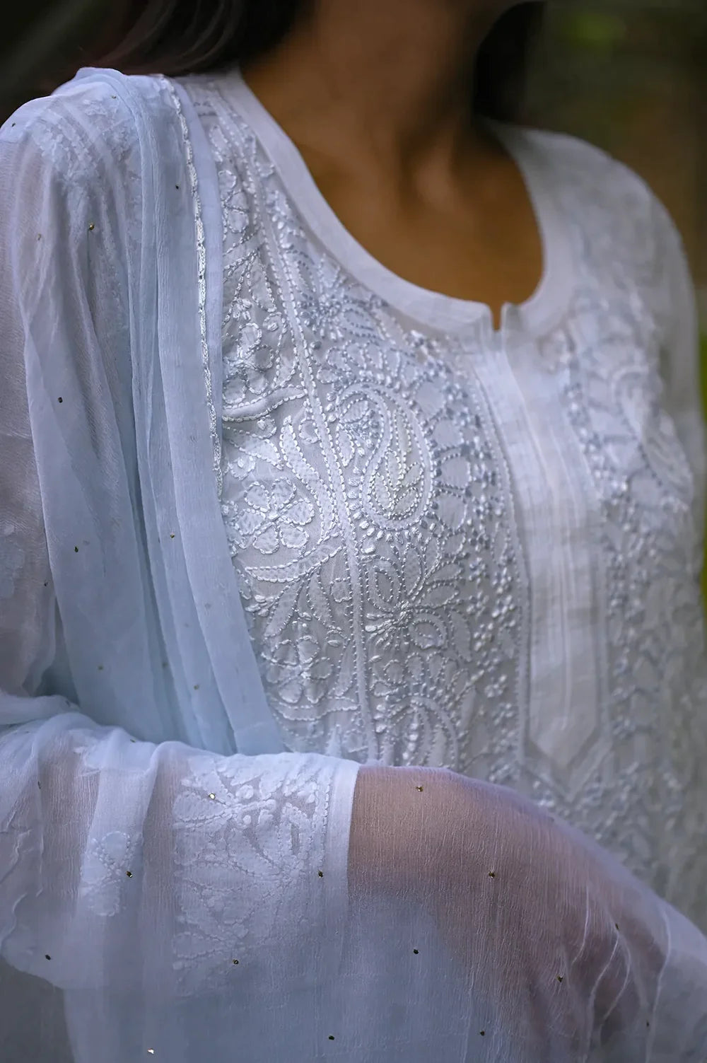 Chikankari Palazzo Set