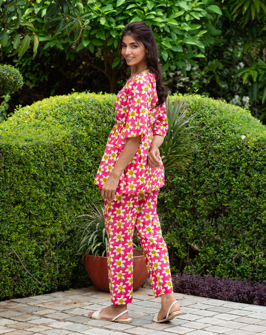Daffodil Chill Jams Cotton Co-ord Set