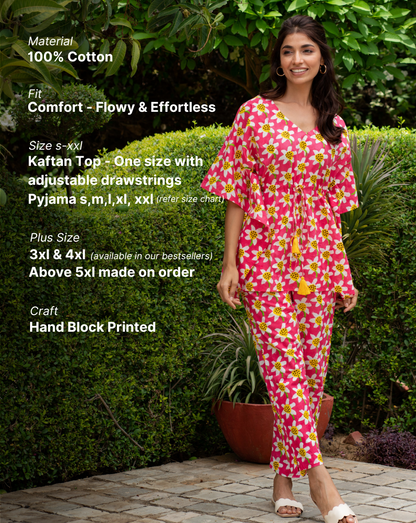 Daffodil Chill Jams Cotton Co-ord Set