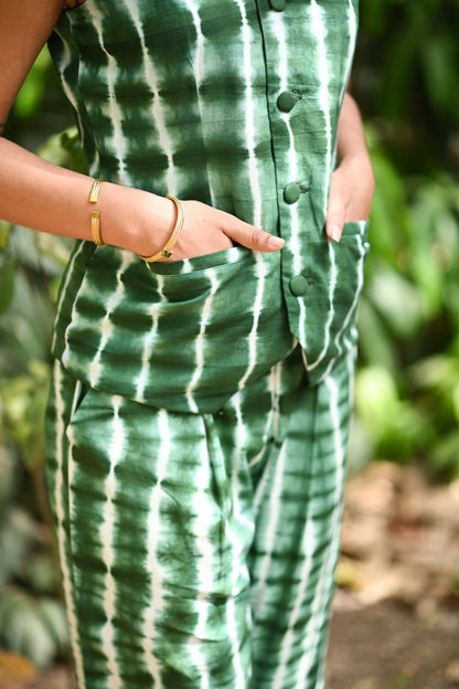 Dhaara Green Co-ord Set