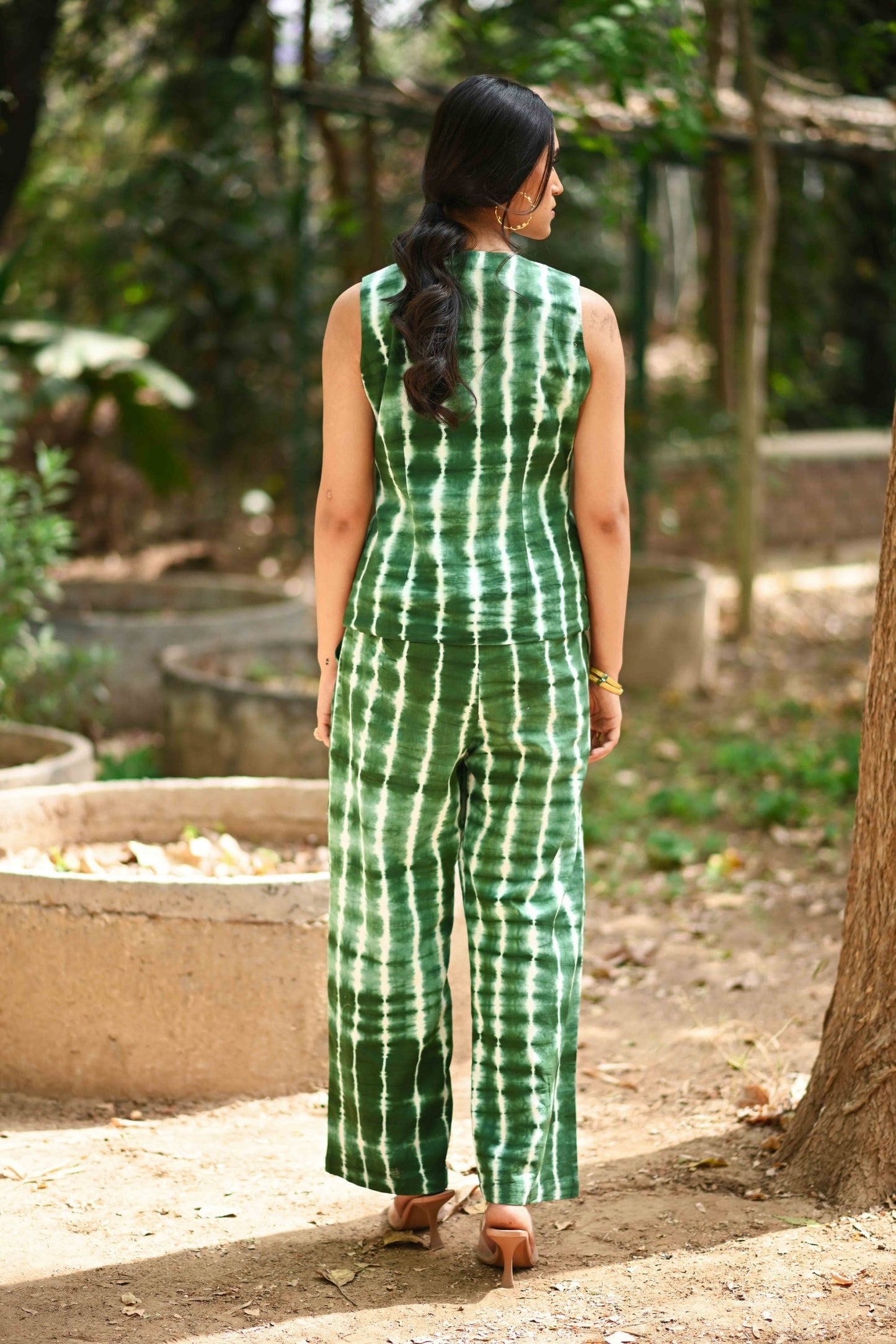 Dhaara Green Co-ord Set