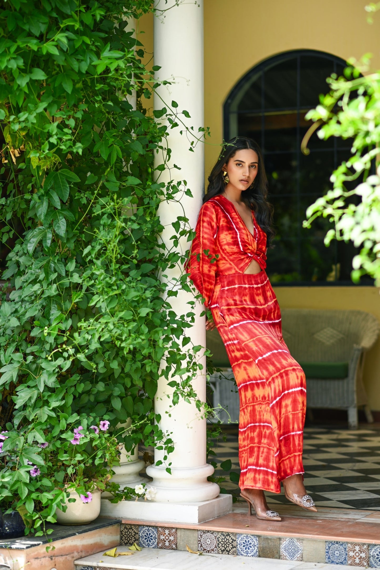 Ryka Cut-out Silk Dress