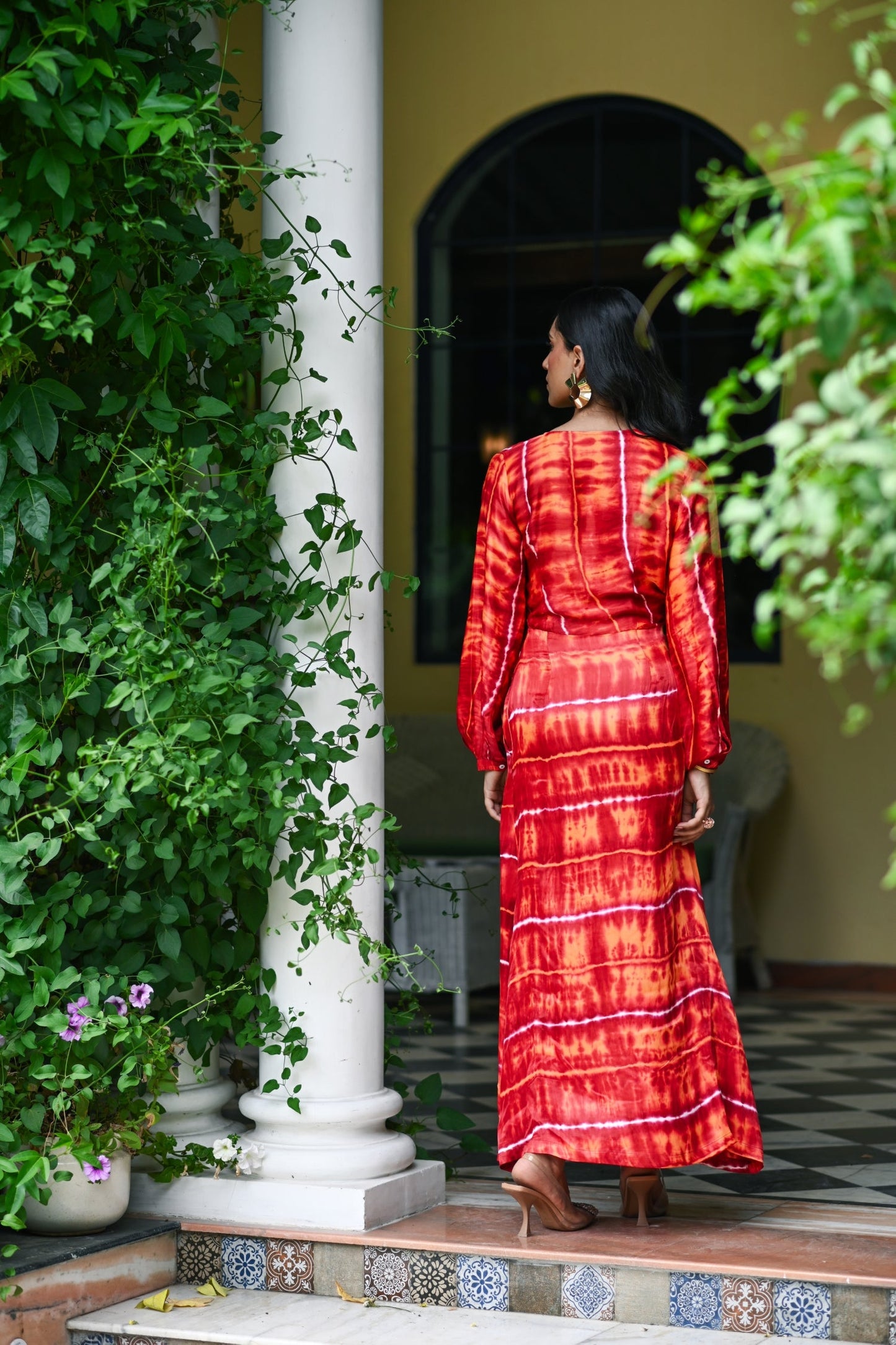 Ryka Cut-out Silk Dress