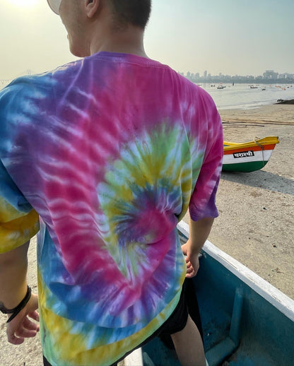 Bleach Tie Dye Cotton Tshirt