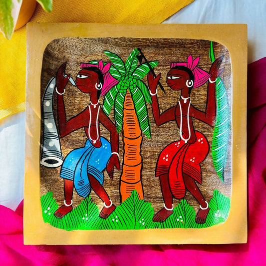 Jashn - Square Wooden Platter