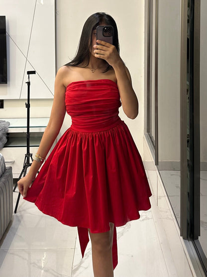Red Reign Big Bow Dress