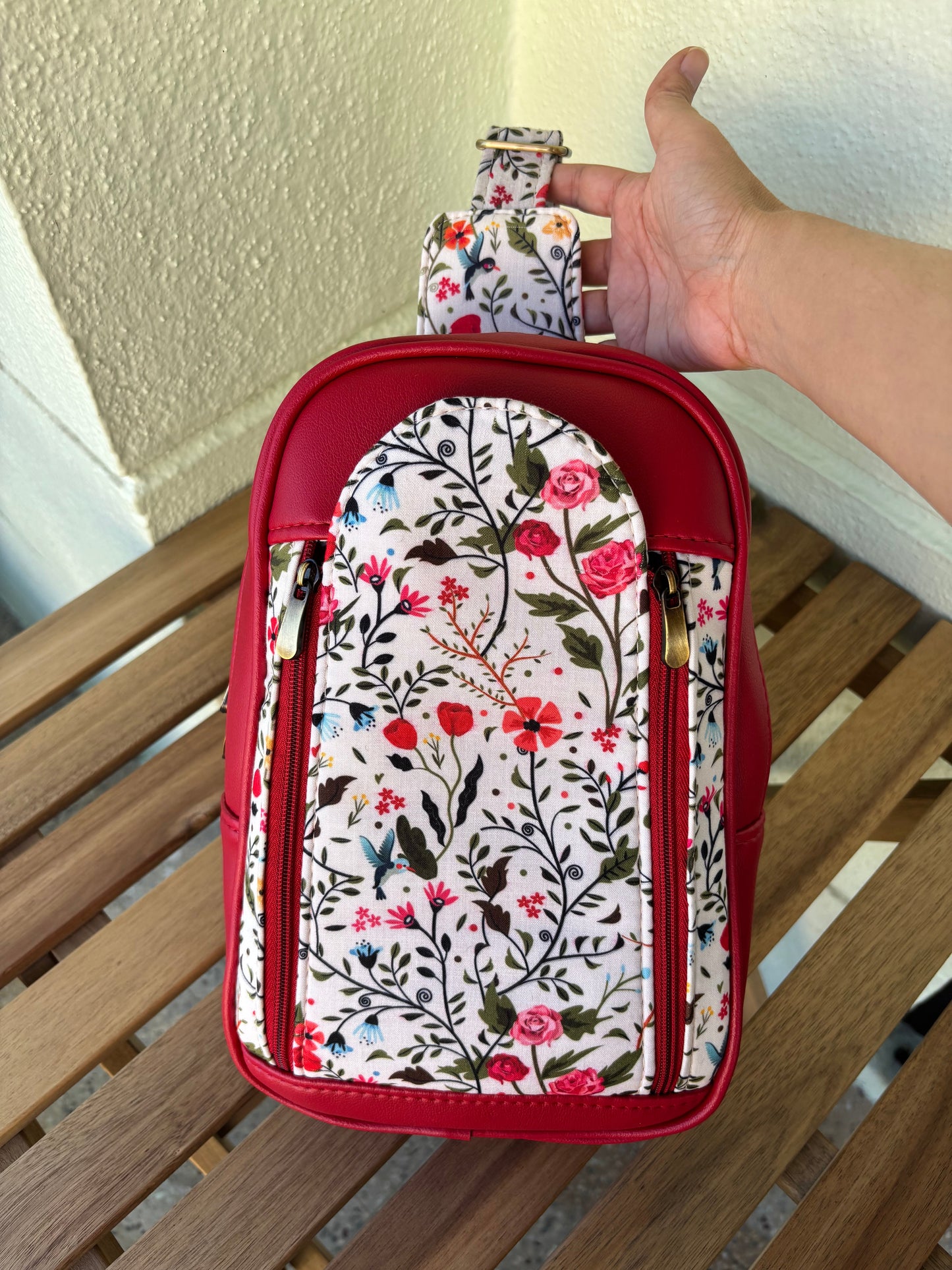 Wildflower Chest & Back Handcrafted Backpack