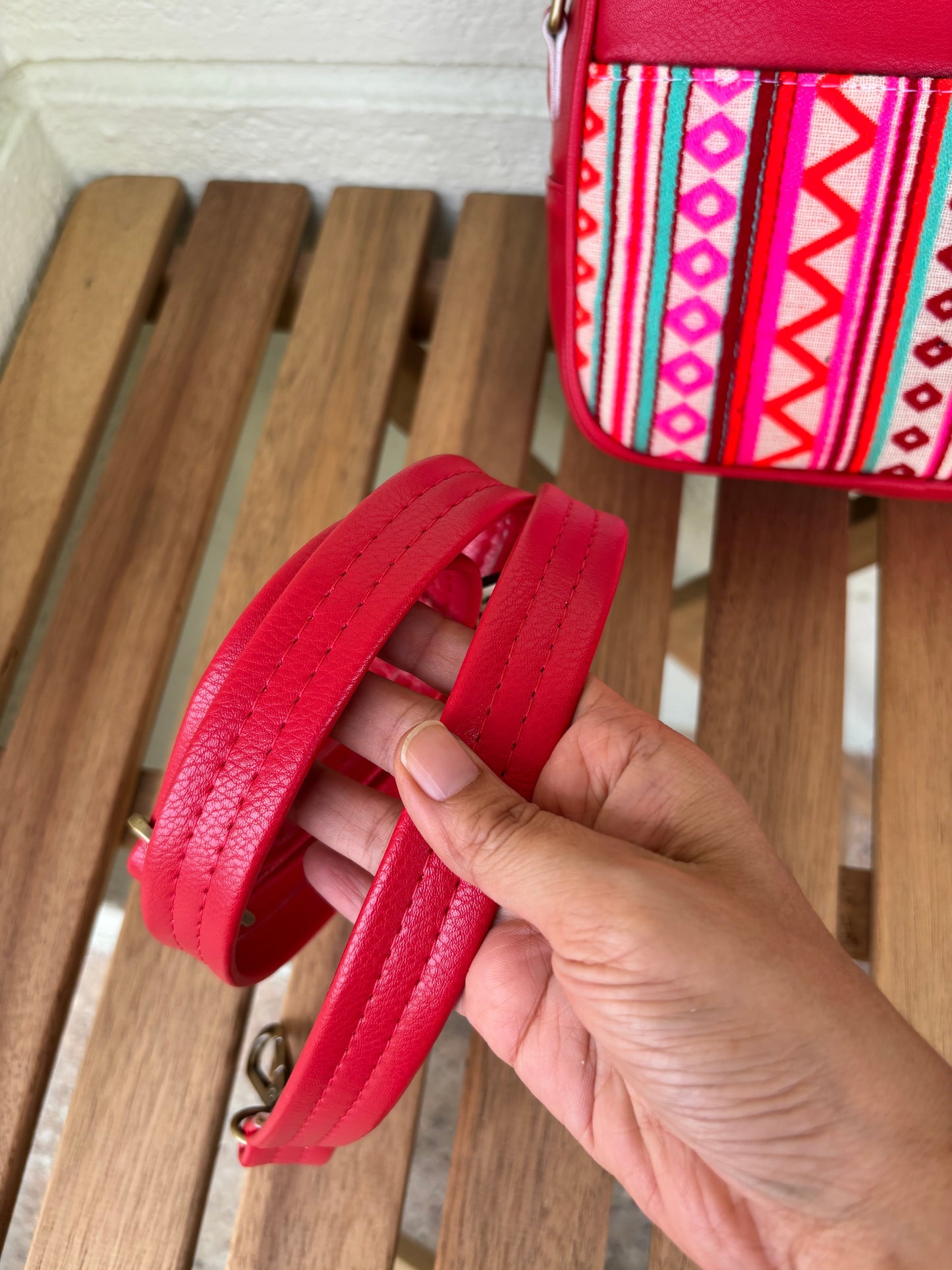 Vivid Handcrafted Briefcase Sling