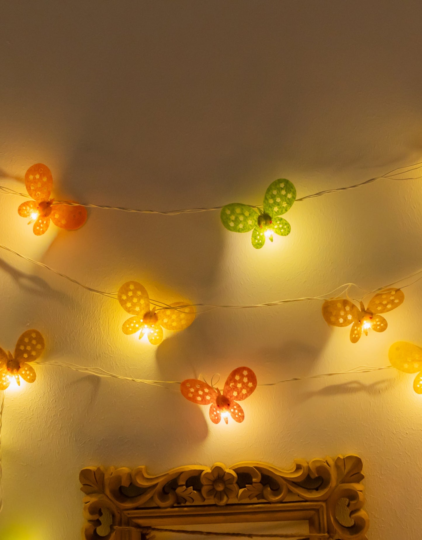 Vivid Butterflies - Crocheted String Lights
