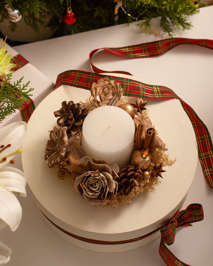 Festive Ember Wreath Hamper