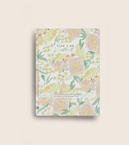 Flowery Hard Bound Planner