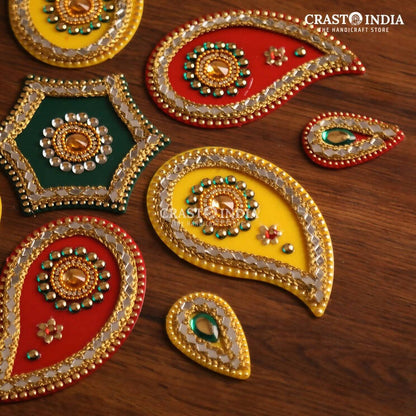 Leaf Handcrafted Festive Rangoli