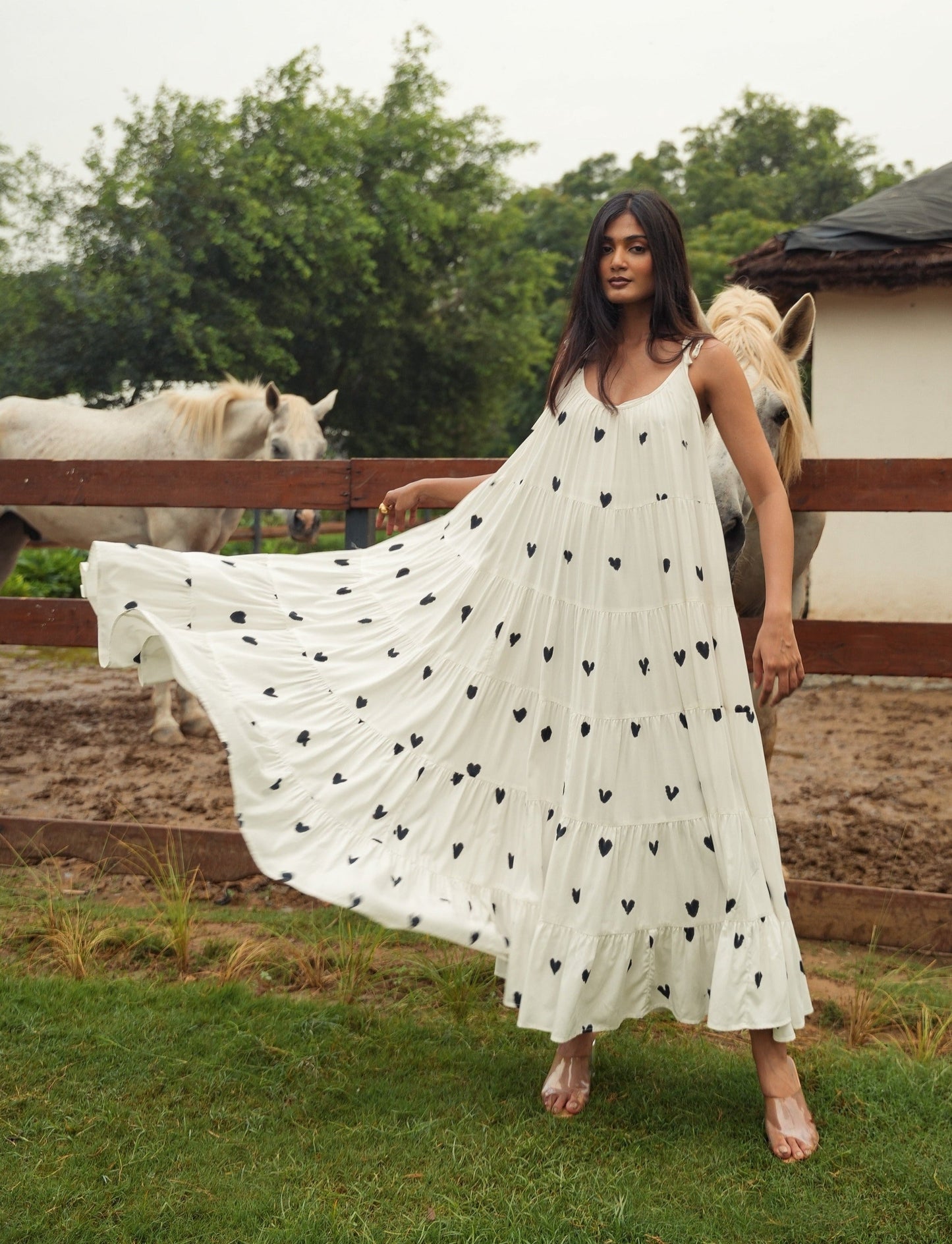 Casey Black Heart Dress