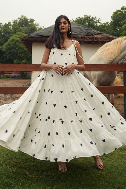 Casey Black Heart Dress