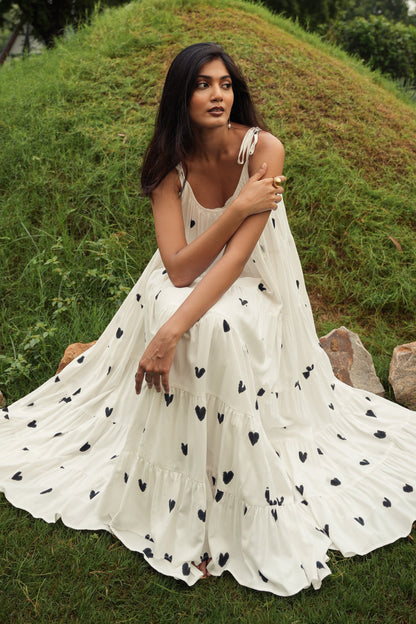 Casey Black Heart Dress