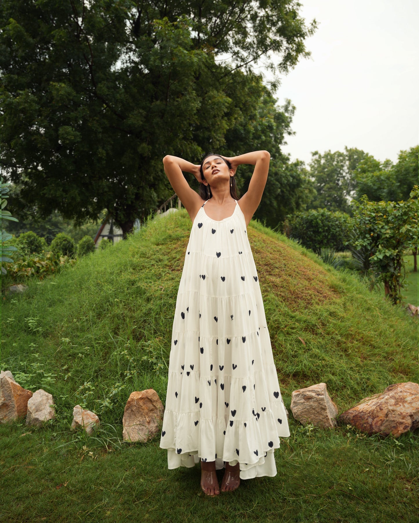 Casey Black Heart Dress