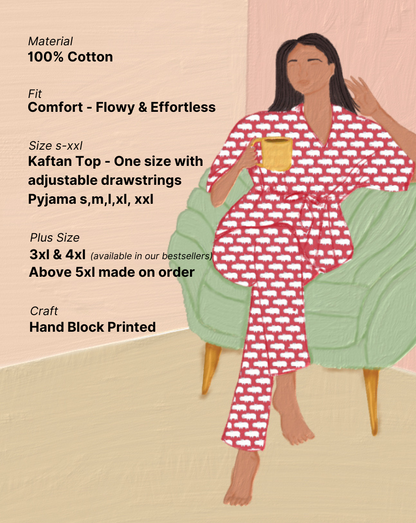 Agar Magar Original Chill Jams Cotton Co-ord Set