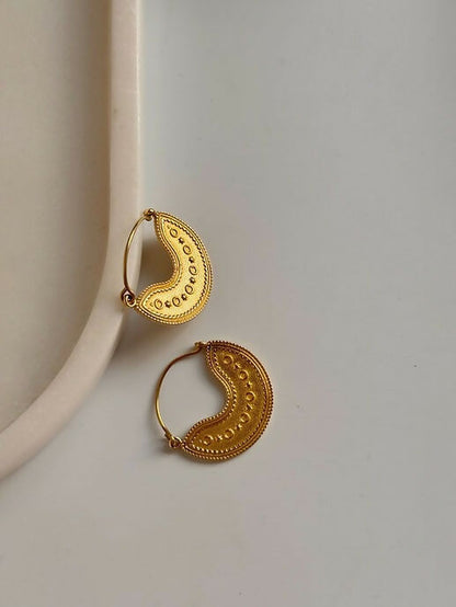 Moonlight Brass Earrings