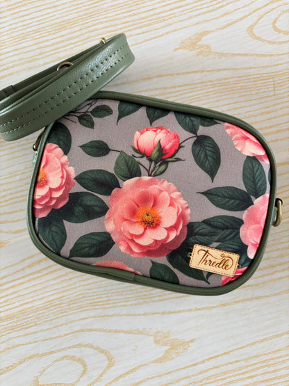 Pink Blossom Handcrafted Sling Bag