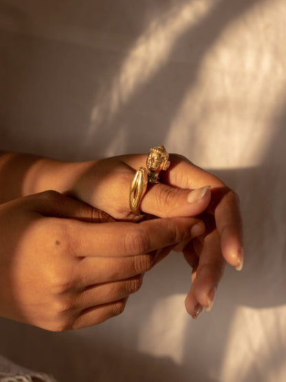 Praying Buddha Ring