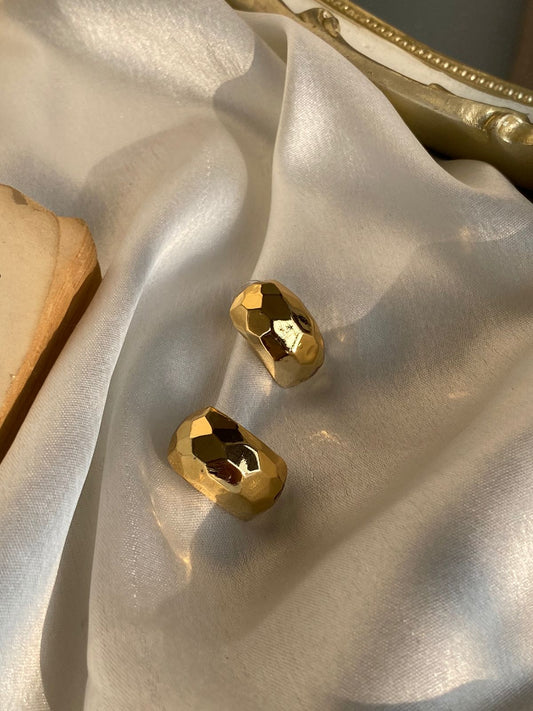 Edgy Gold Earrings