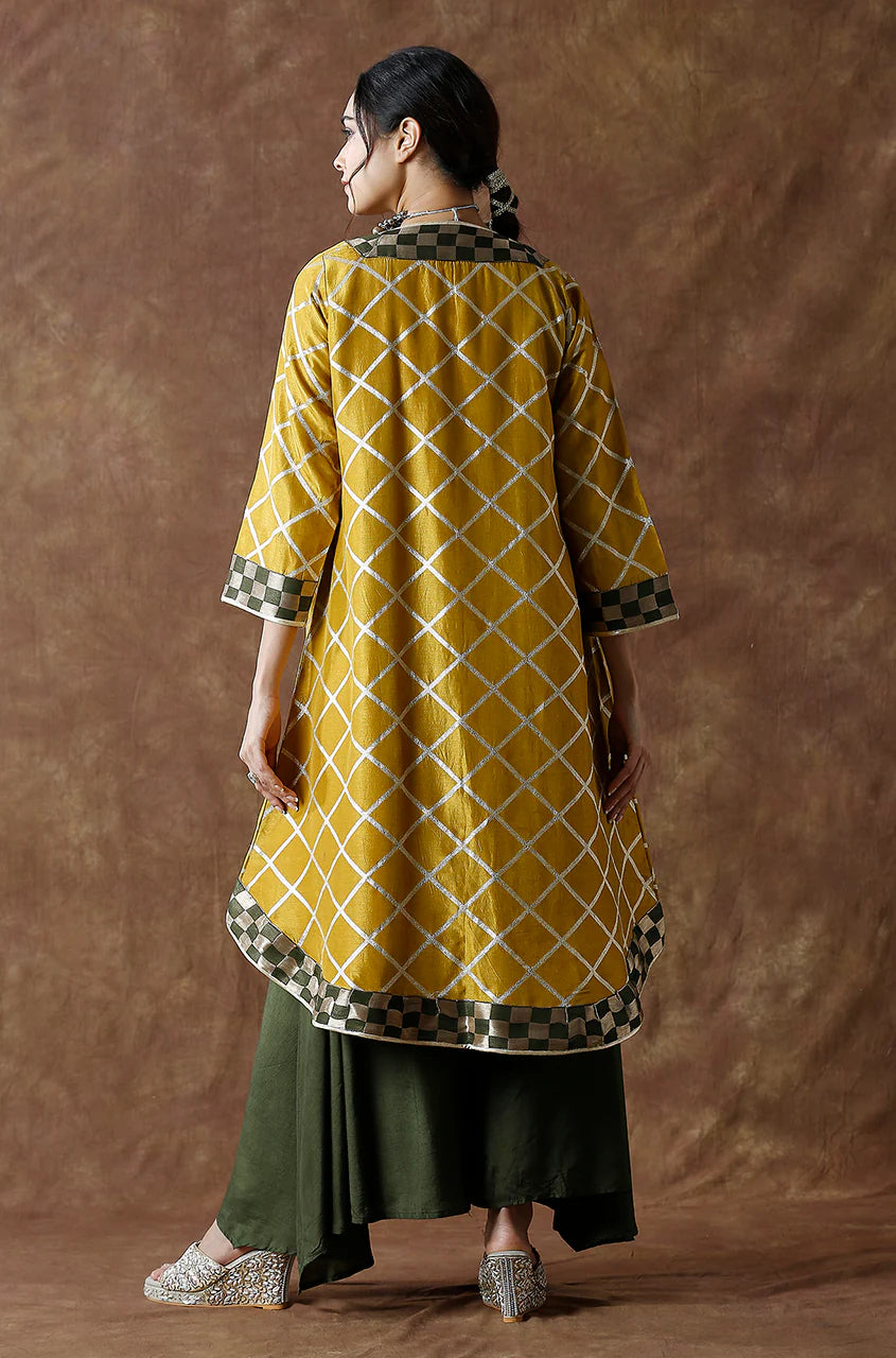 Noorani Kurta and Palazzo Set with Jacket