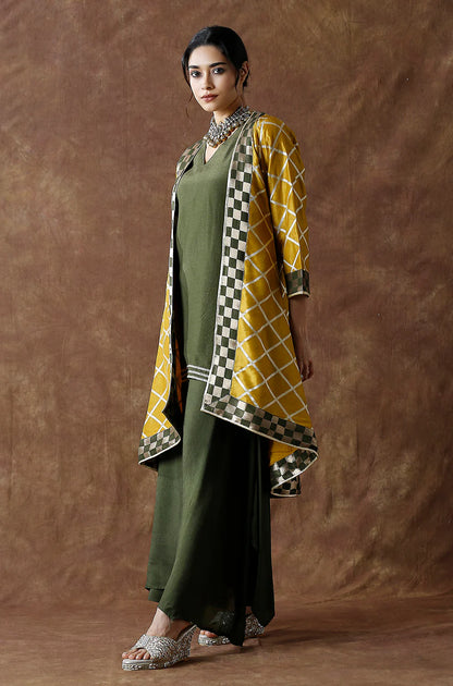 Noorani Kurta and Palazzo Set with Jacket