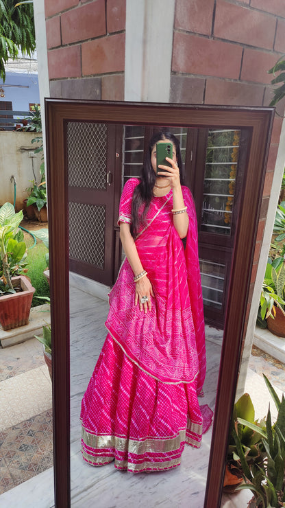 Prema Cotton Mothda Lehenga