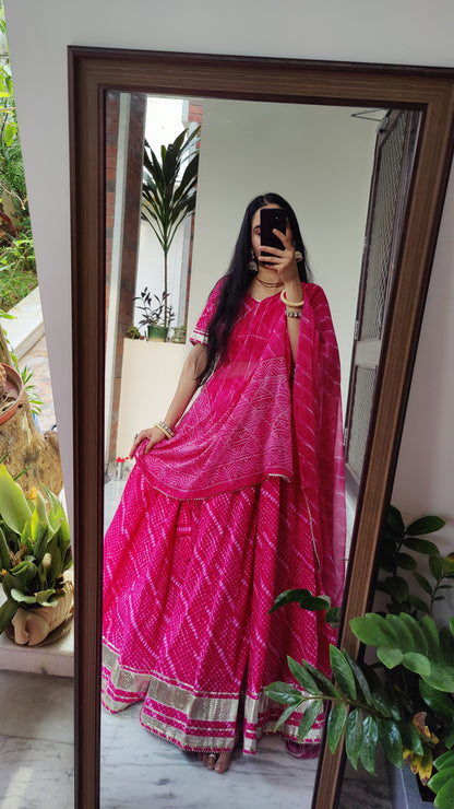 Prema Cotton Mothda Lehenga