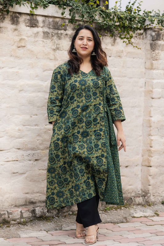 Isha Sanganeri Angrakha Long Kurta