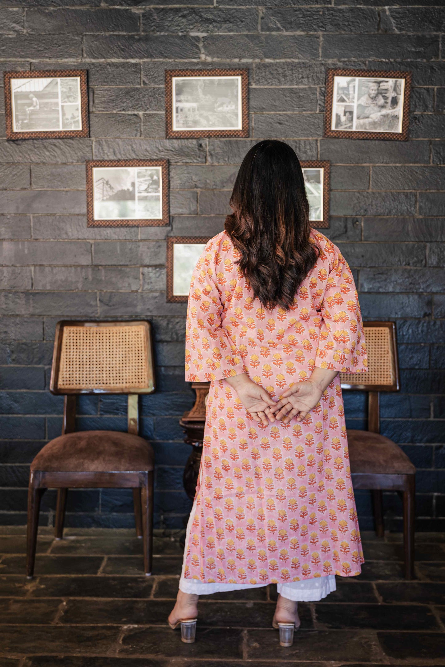 Ishani Sanganeri Cotton Handblock Printed Kurta