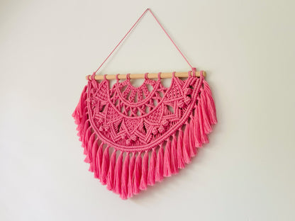 Semi Circle Macrame Wall Hanging