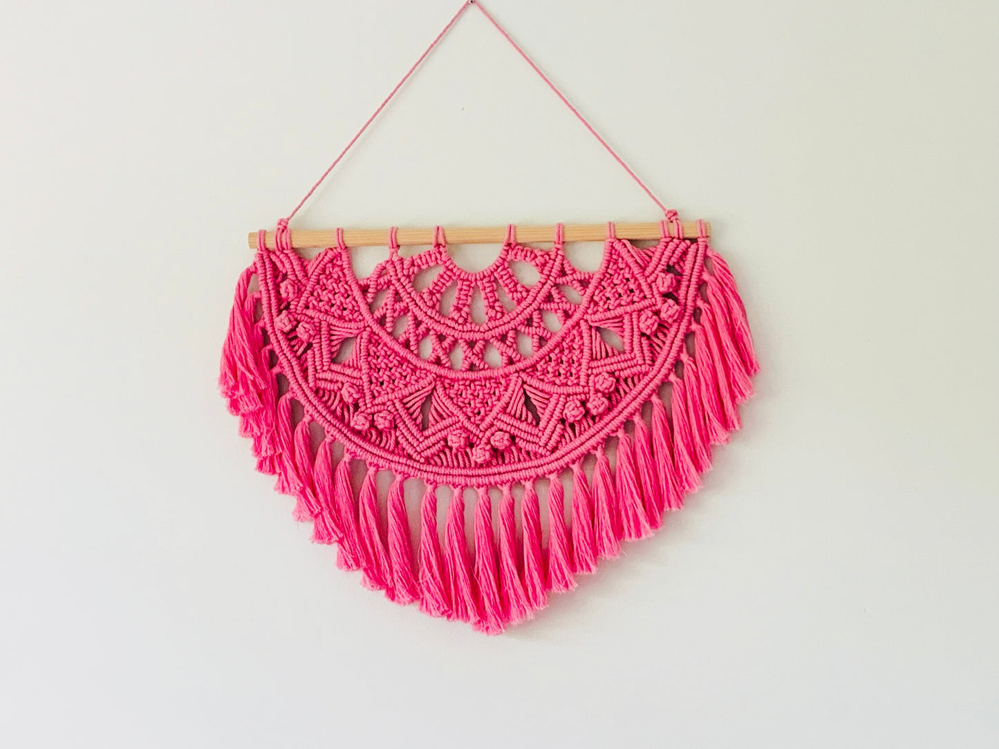 Semi Circle Macrame Wall Hanging