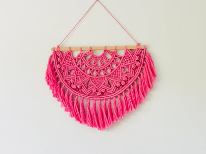 Semi Circle Macrame Wall Hanging