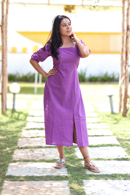 Eka Smoked Midi Dress