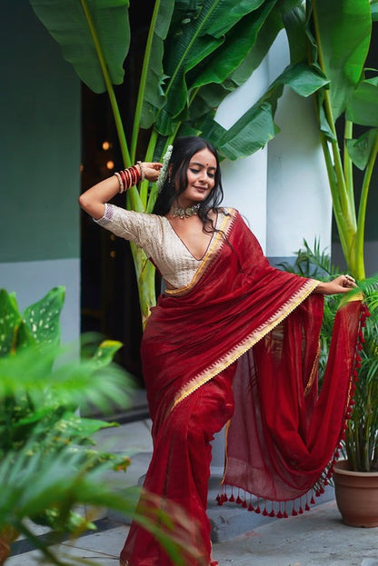 Kanyakumari Handwoven saree