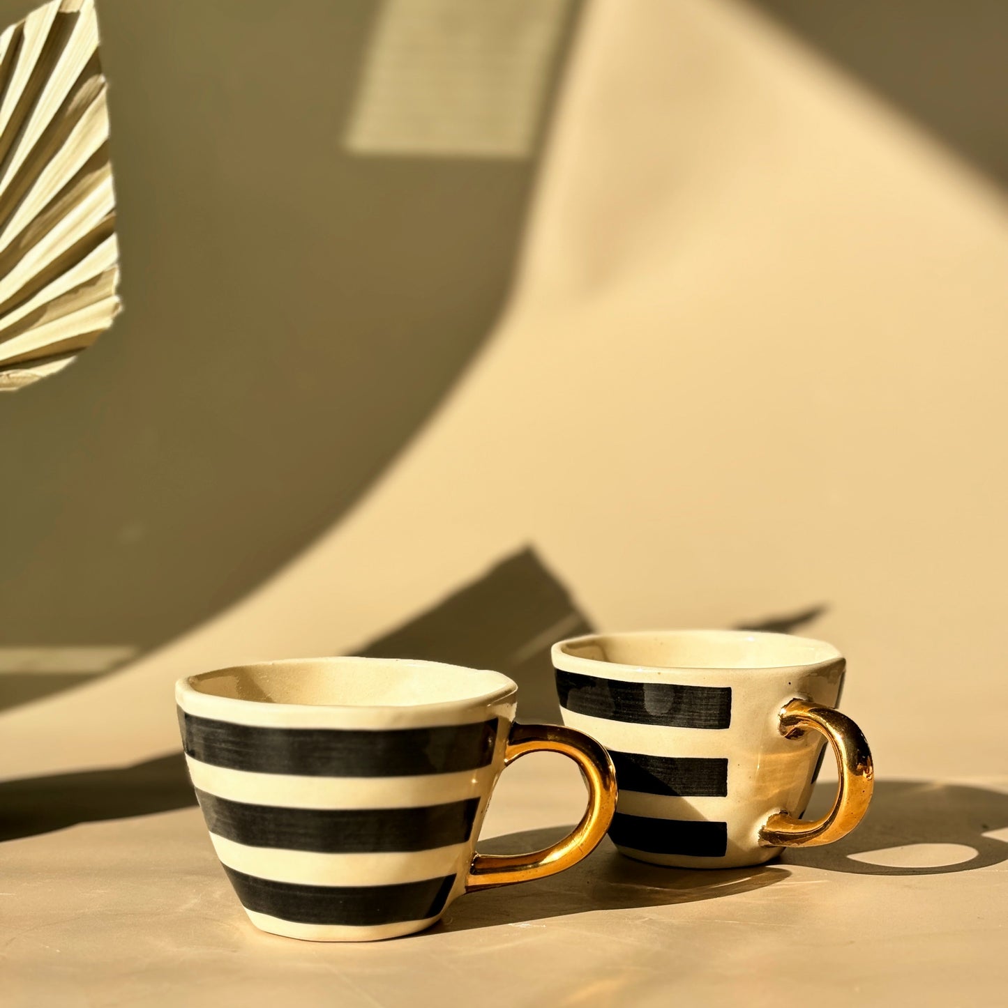 Gold Teacups Set of Two