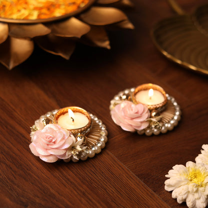 Rose Festive Diya