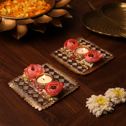 Diwali Festive Diya (Pair)