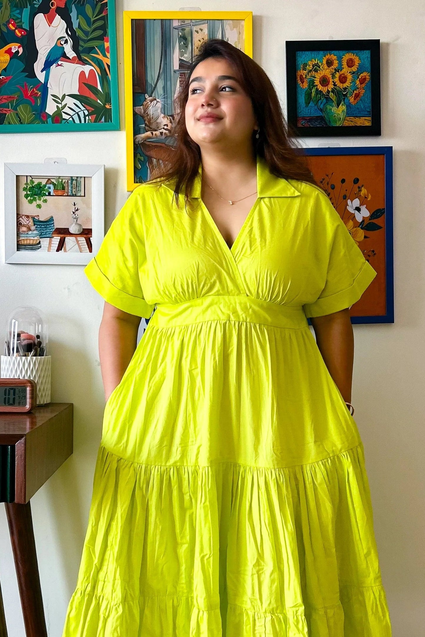 Limon Collared Dress