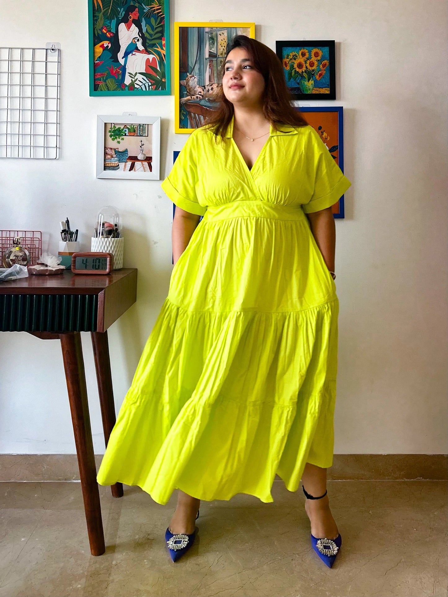 Limon Collared Dress